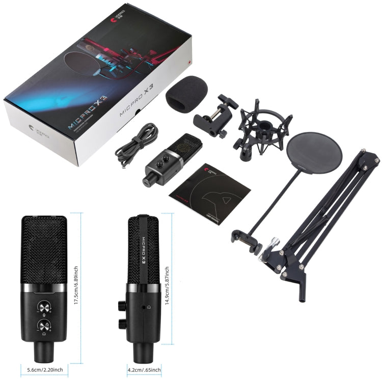 Microfono USB Yanmai X3 con regolazione volume