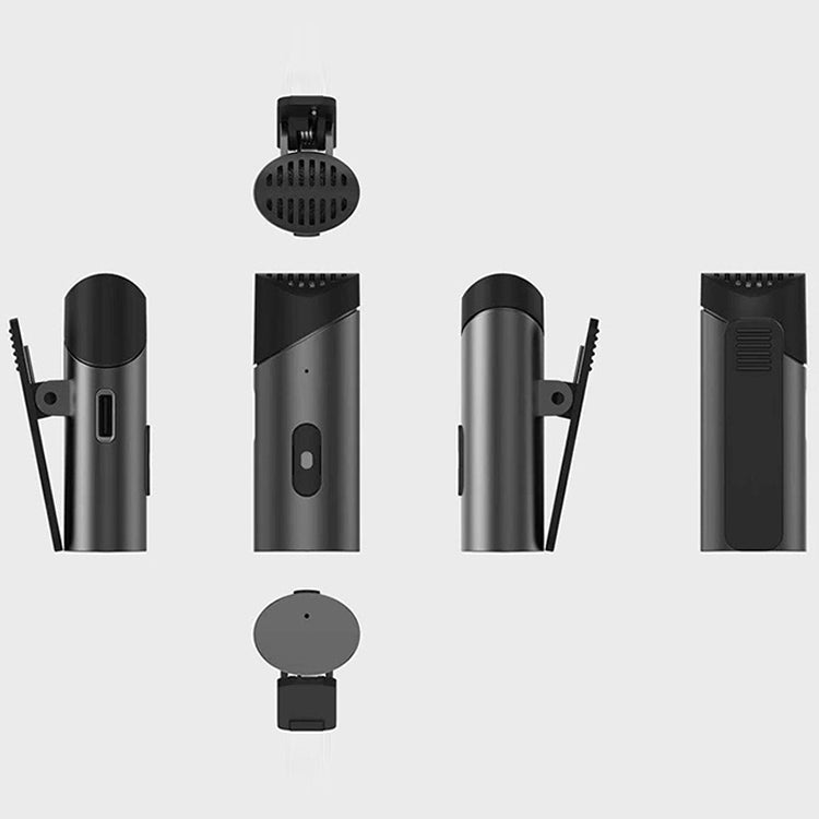 Microfono wireless portatile 2,4 GHz con clip 8 pin