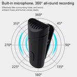 Microfono wireless portatile 2,4 GHz con clip 8 pin