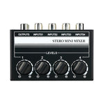 Mixer audio stereo passivo 4 canali CX400