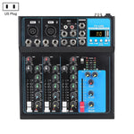 Mixer audio USB Bluetooth 4 canali con riverbero F4