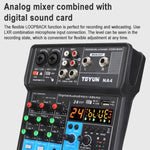 Console di missaggio audio TEYUN NA4 a 4 canali
