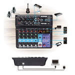 TEYUN NA6 Console di missaggio audio a 6 canali