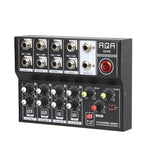 Mixer microfonico a 8 canali con effetti riverbero