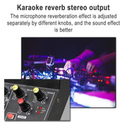 Mixer microfonico a 8 canali con effetti riverbero