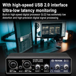 Scheda audio esterna USB TEYUN Q-22 per PC e Mac