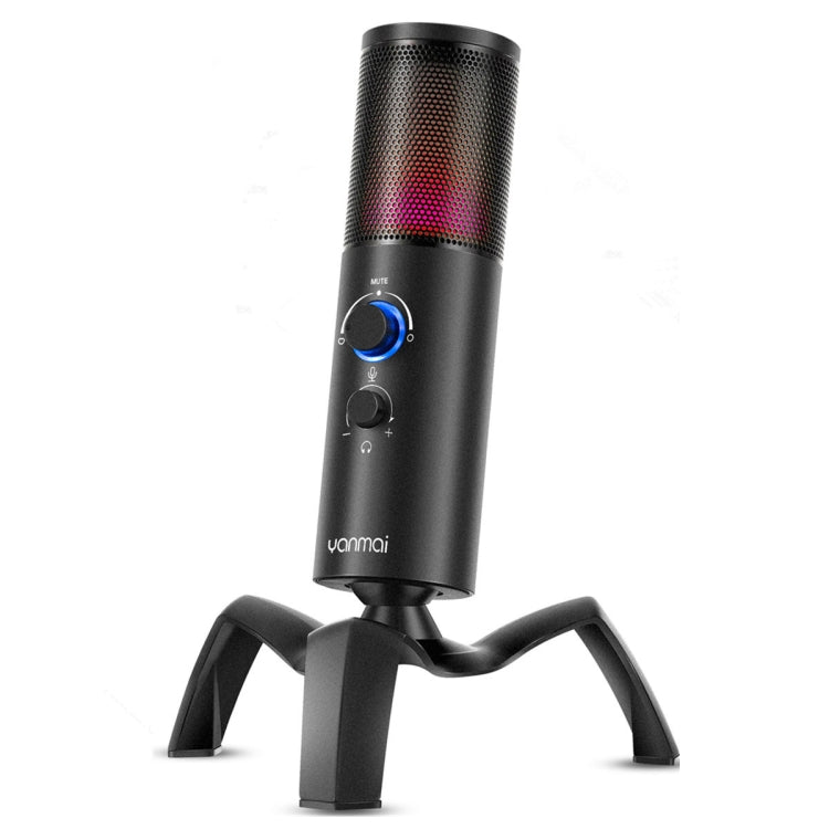 Yanmai Q18 Professional USB Karaoke Condenser Microphone with Anchor Recording