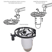 Metal Shock Mount for TEYUN T9 Live Microphone, T9