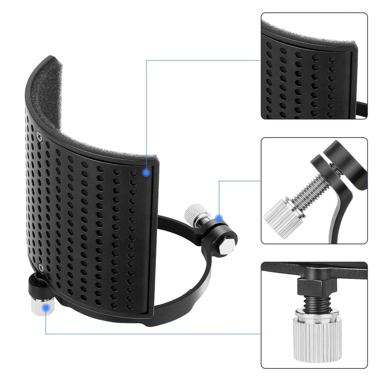 Clip con staffa da tavolo per microfono a condensatore TEYUN PS-4