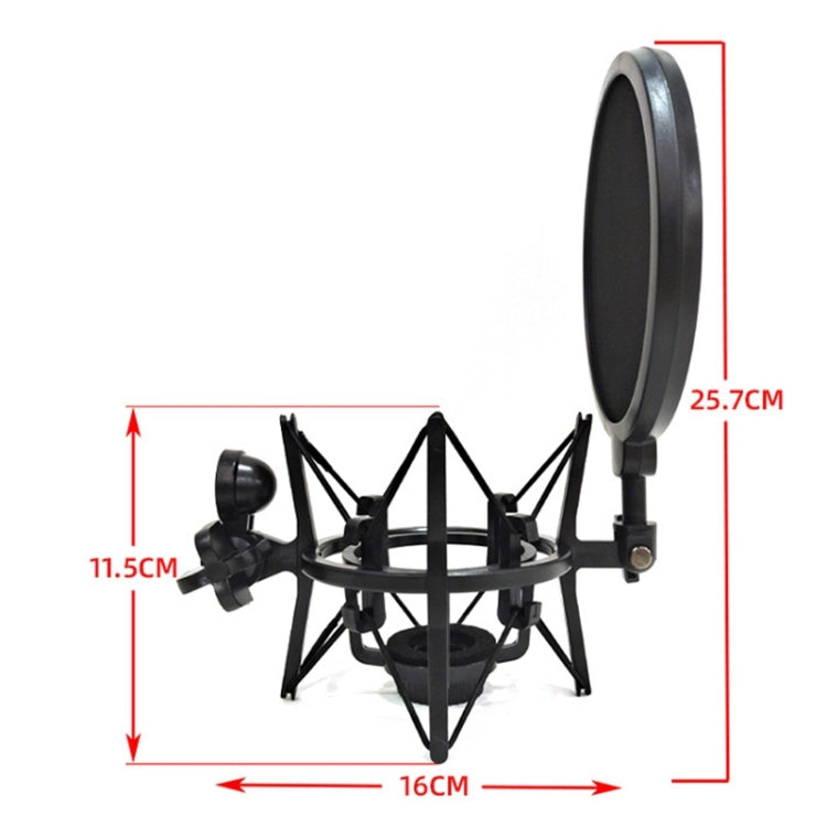 Staffa antiurto in ABS per microfono dal vivo SH-100, SH-100