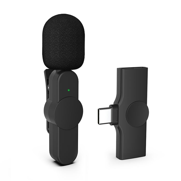 Microfono wireless lavalier con interfaccia USB-C per Samsung
