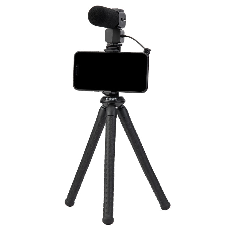 Fotopro SJ-36+ Staffa per morsetto per telefono con adattatore per treppiede con rotazione orizzontale e verticale di 360 gradi con slitta fredda, SJ-36+