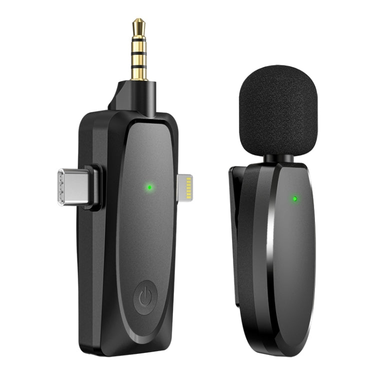 AP003 Mini microfono lavalier wireless con riduzione intelligente del rumore, One by One