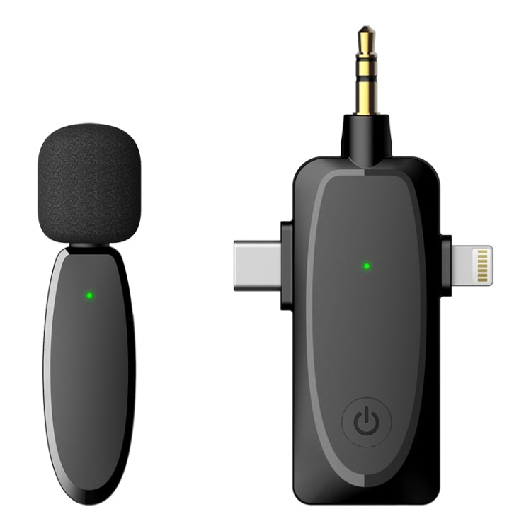 AP003 Mini microfono lavalier wireless con riduzione intelligente del rumore, One by One