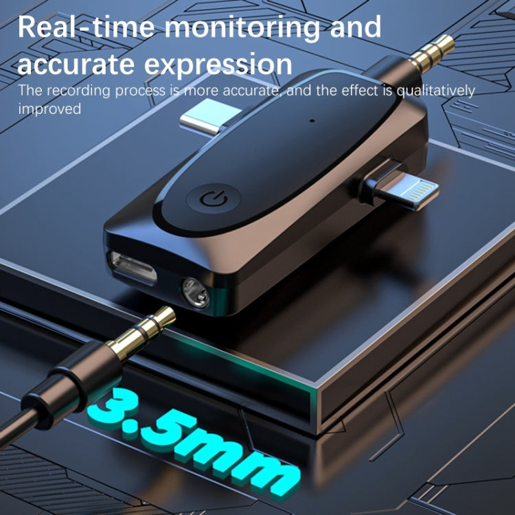 Microfono lavalier wireless AP003 con riduzione rumore