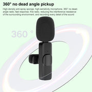 Mini microfono lavalier wireless con interfaccia Type-C