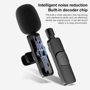 Mini microfono lavalier wireless con interfaccia Type-C