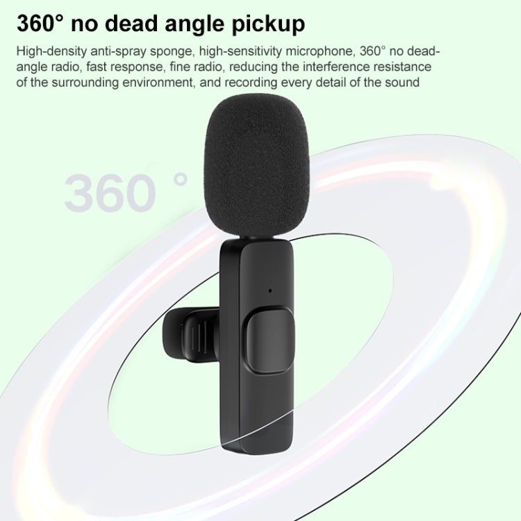 Mini microfono lavalier wireless con interfaccia 8 pin