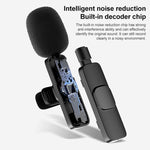 Mini microfono lavalier wireless con interfaccia 8 pin