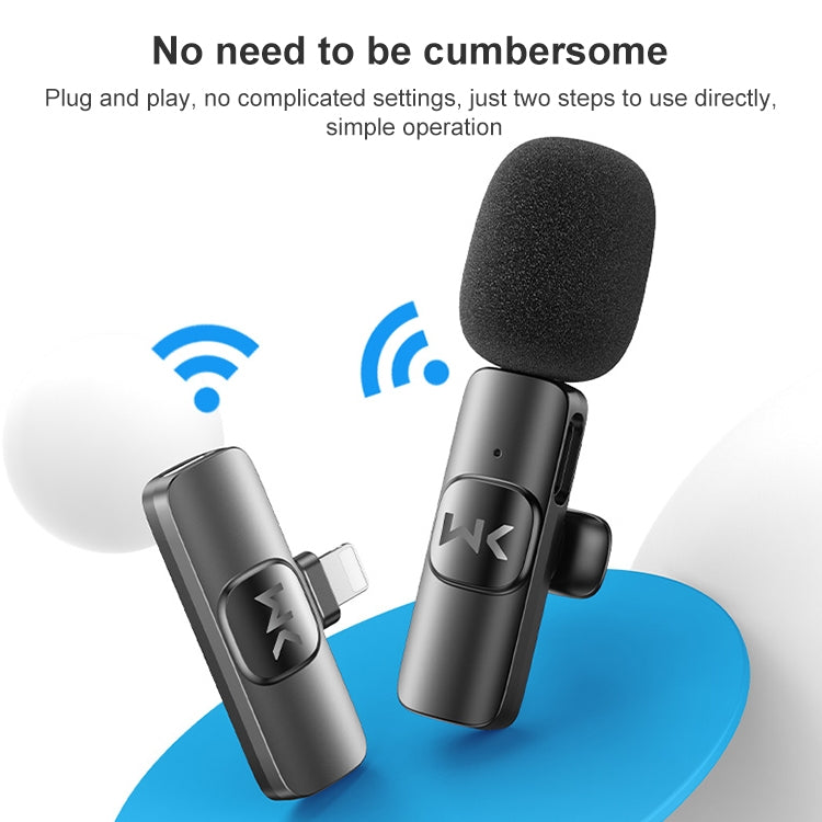 WK V30 8 Pin Wireless Radio Microphone, 8Pin