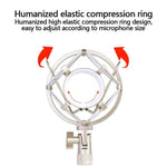 Supporto antiurto in plastica per microfono 46 mm