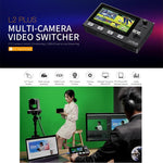 FEELWORLD L2 Plus Mixer video multicamera con schermo 5,5"