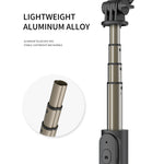 Supporto selfie stick con treppiede e telecomando Bluetooth