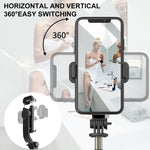 Supporto selfie stick con treppiede e telecomando Bluetooth