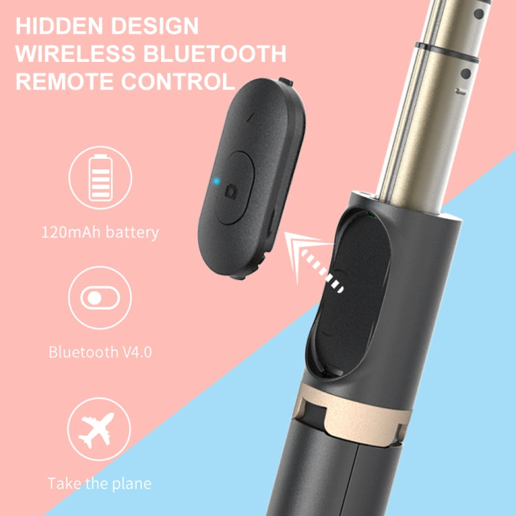 Supporto selfie stick con treppiede e telecomando Bluetooth