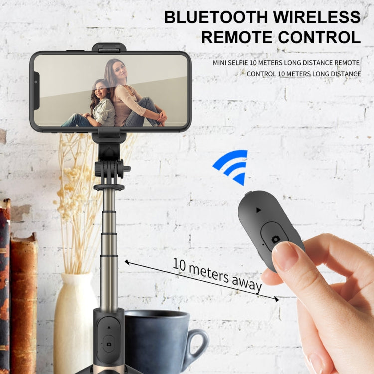 Supporto selfie stick con treppiede e telecomando Bluetooth