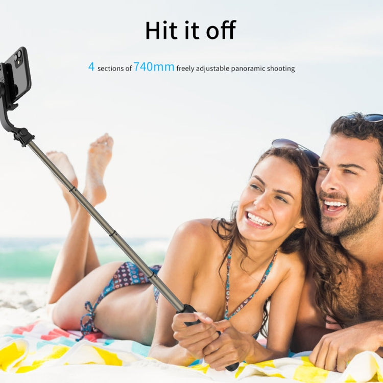 Supporto selfie stick con treppiede e telecomando Bluetooth