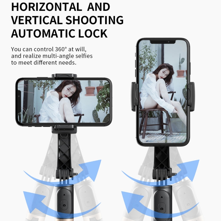 Q08 Bluetooth Gimbal Stabilizer Remote Control Tripod Selfie Stick, Q08 (Black), Q08 (White)