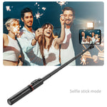 Bastone selfie con treppiede e luce rotante Bluetooth