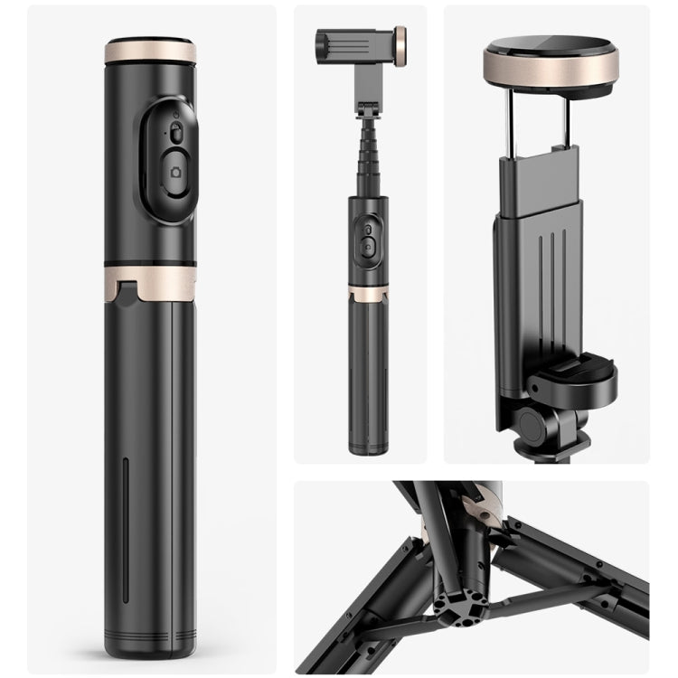 Q12 Hidden Design Reinforced Bluetooth Remote Tripod Selfie Stick, Q12 (Black), Q12s (Pink), Q12 (White)