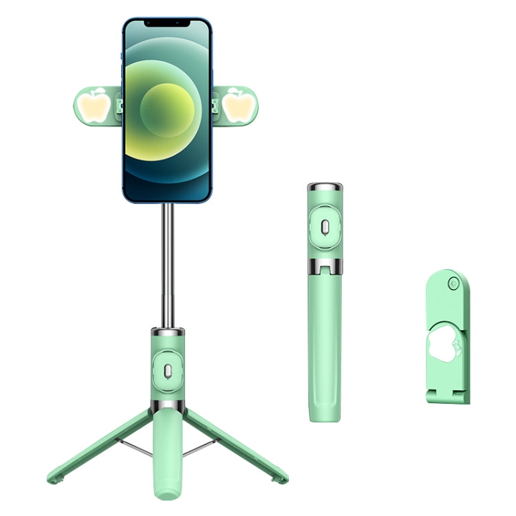 Bastone selfie con treppiede e luce di riempimento