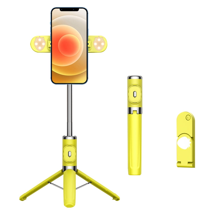 Tripod Selfie Stick with Dual Fill Light and Bluetooth Remote Control, Dual Fill Light (Black), Dual Fill Light (Green), Dual Fill Light (Red), Dual Fill Light (Yellow)