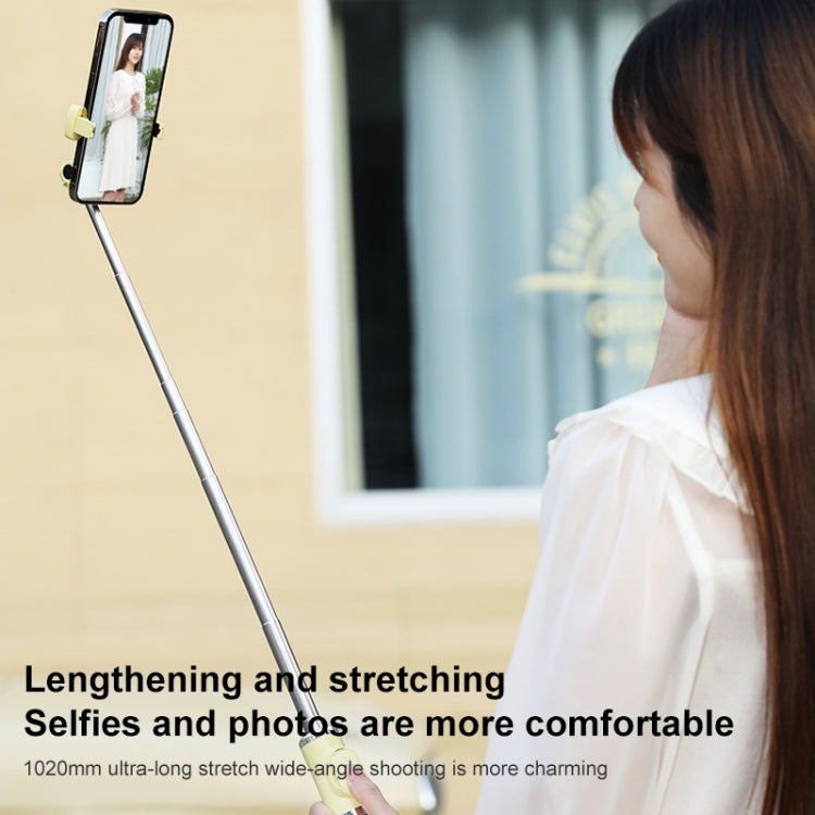 Asta per selfie con treppiede con telecomando Bluetooth, without Fill Light (Black), without Fill Light (Green), without Fill Light (Red), without Fill Light (Yellow)