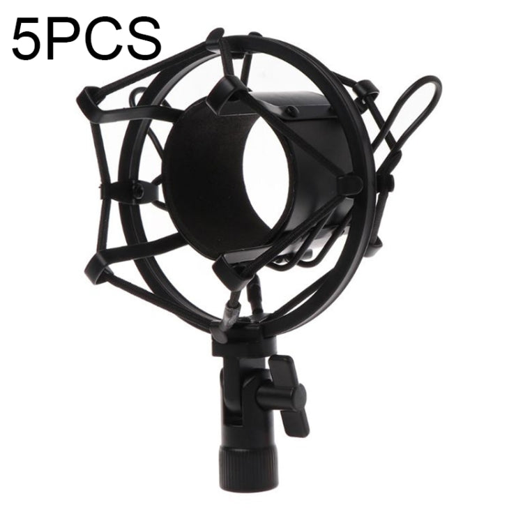 5pcs 46mm Shockproof Plastic Condenser Microphone Stand