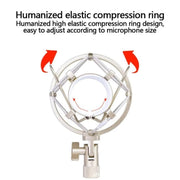 5pcs 46mm Shockproof Plastic Condenser Microphone Stand