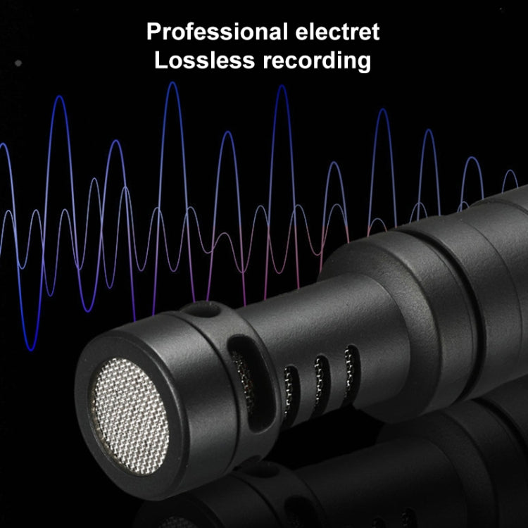 M30 Microfono portatile a condensatore cablato Shotgun Viaggio Vlog Registra video in studio per telefono con fotocamera
