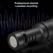 M30 Portable Wired Condenser Microphone Shotgun Travel Vlog Record Studio Video for Camera Phone