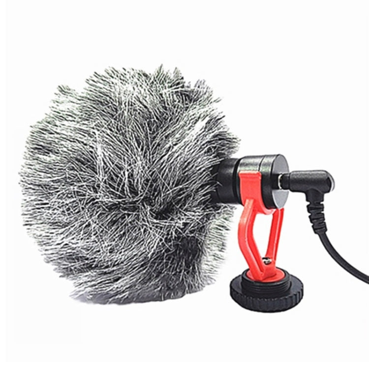 M30 Portable Wired Condenser Microphone Shotgun Travel Vlog Record Studio Video for Camera Phone