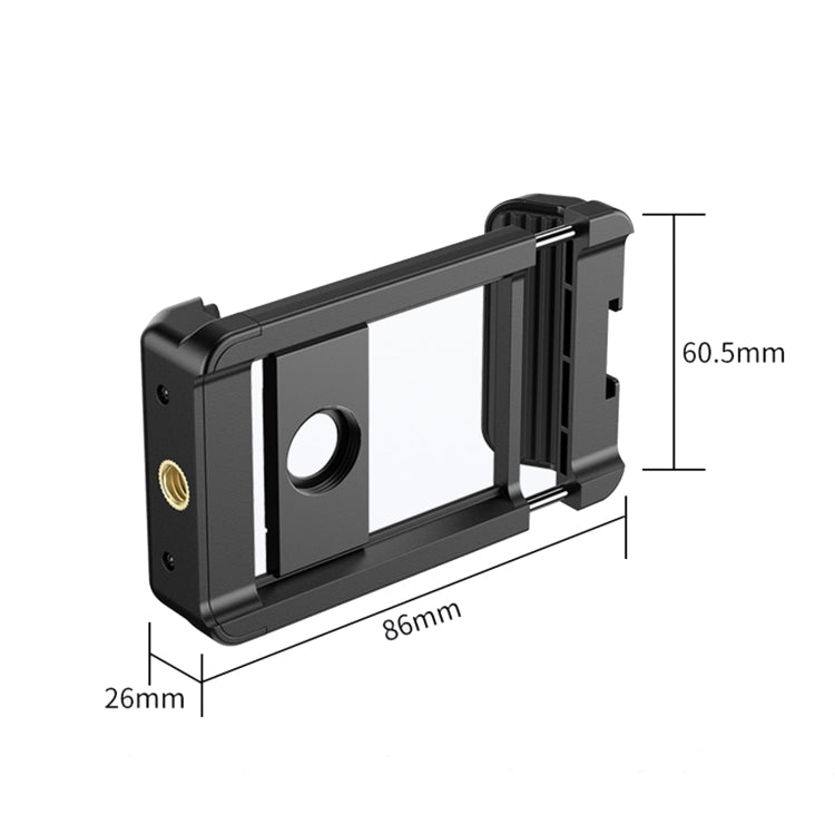 Clip per telefono con obiettivo e supporto per stabilizzatore portatile multifunzionale APEXEL F001