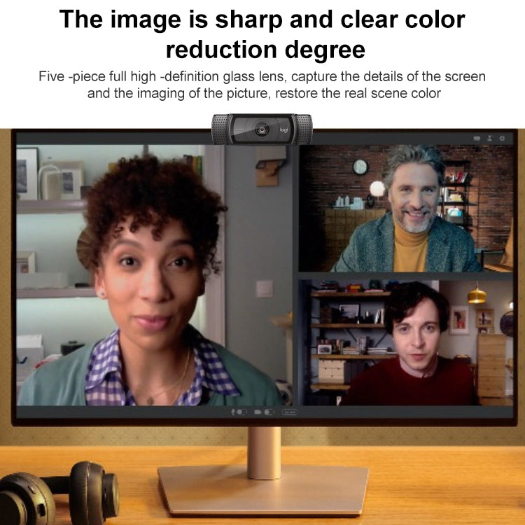 Logitech C920e HD Pro Webcam Widescreen Video Chat Registrazione USB Smart 1080P Web Camera, C920e