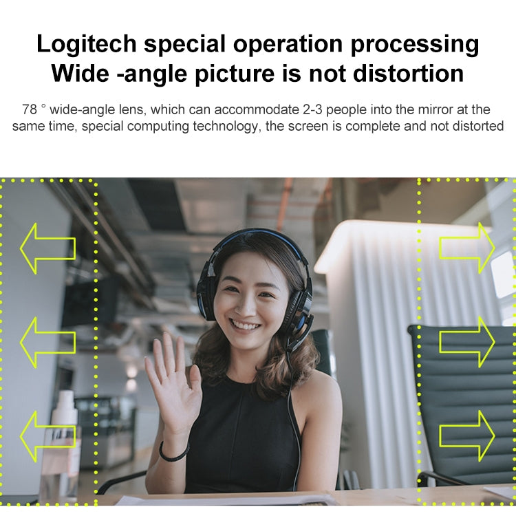 Logitech C920e HD Pro Webcam Widescreen Video Chat Registrazione USB Smart 1080P Web Camera, C920e