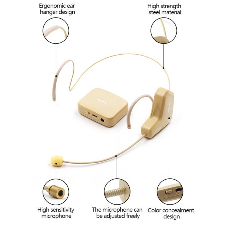 Kit altoparlante Bluetooth con microfono wireless ASiNG WM03 2.4G, WM03 Black, WM03 White