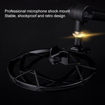 Supporto in metallo per microfono con adattatore 3/8"