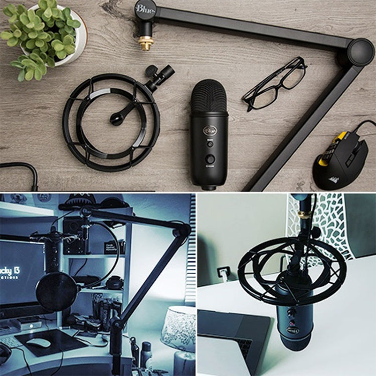 Supporto in metallo per microfono con adattatore 3/8"