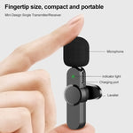 Microfono wireless lavalier 3 in 1 con riduzione rumore