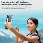 Microfono wireless lavalier 3 in 1 con riduzione rumore